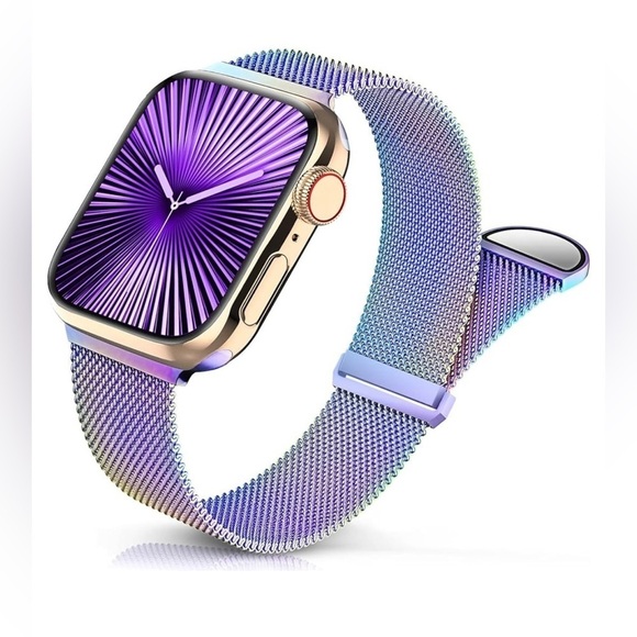 Brand new Multicolor stainless steel mesh Apple Watch band - Picture 1 of 7